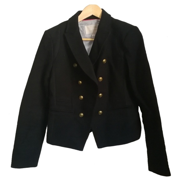 Banana Republic Jackets & Blazers - Banana Republic Black Military Style Blazer, sz 8